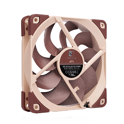 Noctua NF-A12x25 G2 PWMファン 8個セット Noctua NF-A12x25 G2 PWM 120mm PWM Single Fan - Brown